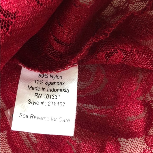 Charlotte Russe lace floral top - Picture 4 of 5